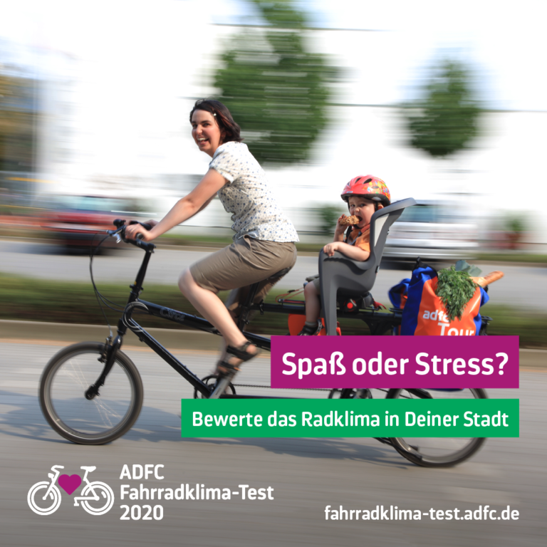 Noch bis 30.11.: Mach mit beim Fahrradklima-Test!